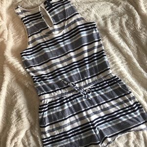 Gap Striped Romper w/ Pockets